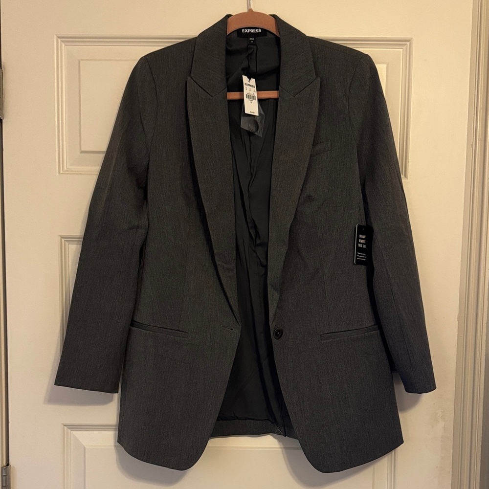 Brand New With Tags Express Women's Gray Blazer